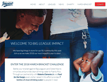 Tablet Screenshot of bigleagueimpact.org